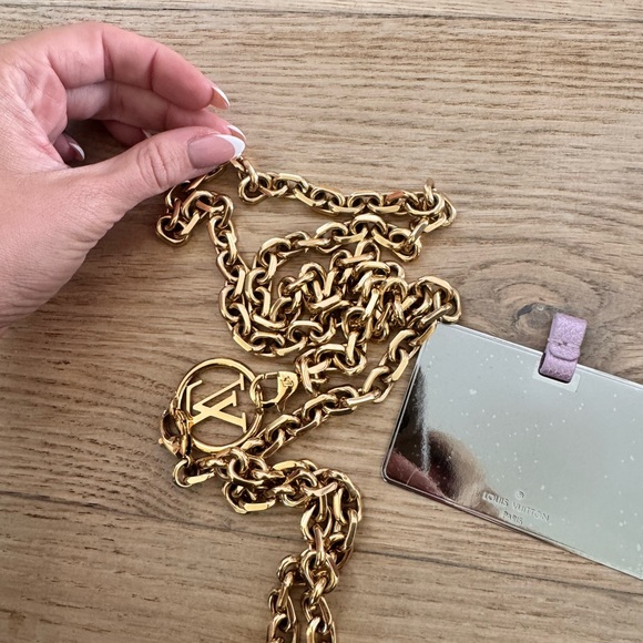 Louis Vuitton Metallic Vanity Bag with Gold Chain - Picture 11 of 11